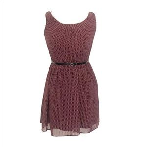 IZ Byer Burgundy Dress